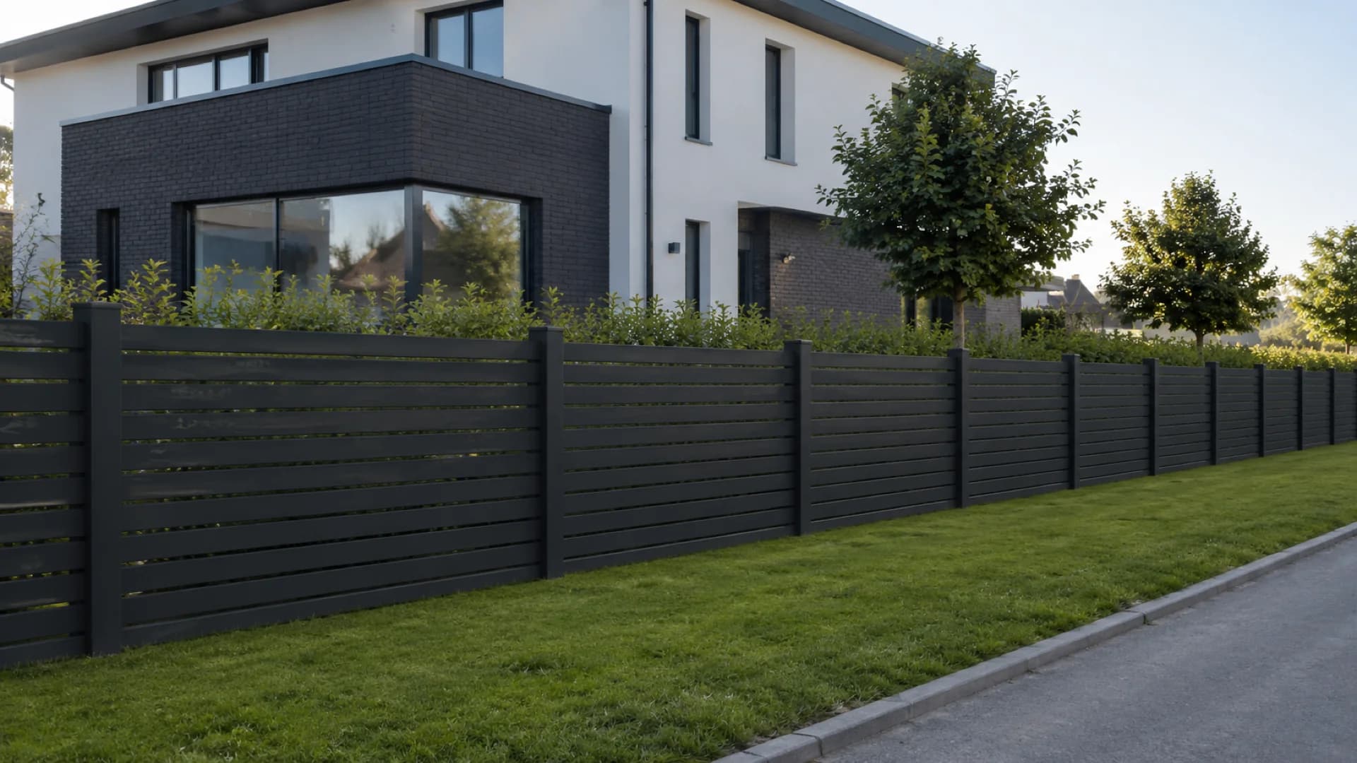 VisioMod Lineo – Gard orizontal din aluminiu · Galerie de produs 7