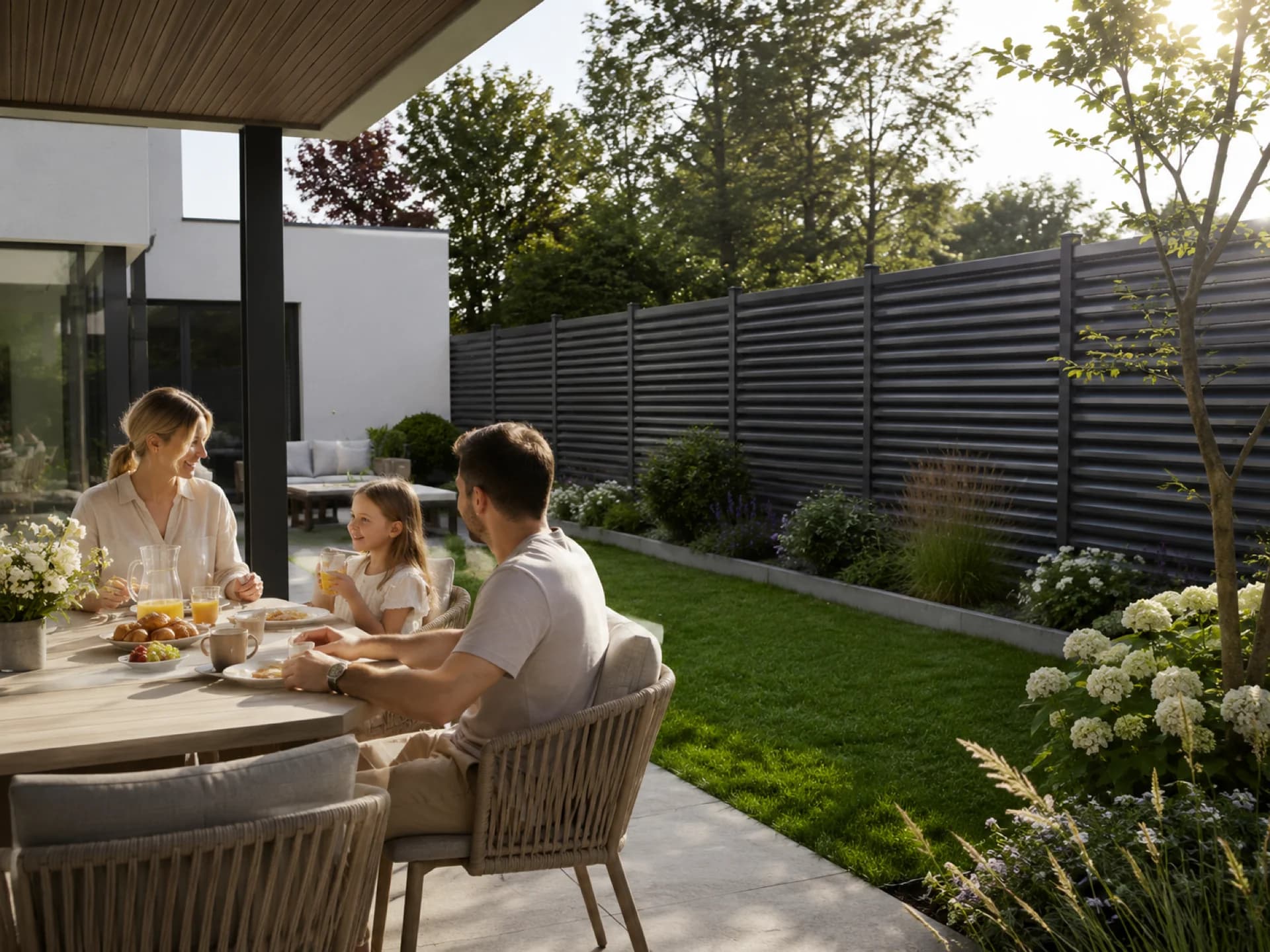 VisioMod Lineo – Gard orizontal din aluminiu · Galerie de produs 12